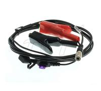 HangTon Geodimeter 600 Trimble 5600 Strumento Hirose 4 Pin Maschio a coccodrillo Cavo di alimentazione 6ft (dritto)