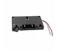 HangTon Gold Mount Batteria Piastra Staffa Alimentatore Uscita D-tap Compatibile per Anton Bauer Panasonic Battery