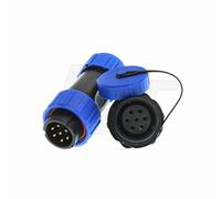 HangTon HE21 7 Pin connettore di alimentazione impermeabile Aviation Circolare cavo Plug & Panel Mount Socket per LED/alimentazione/illuminazione attrezzature