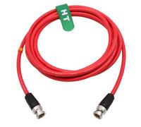 HangTon HT 12G 4K Raw SDI Cavo video coassiale BNC a BNC Canare LV-61S 75 ohm per monitor telecamera flessibile schermato 3m Rosso