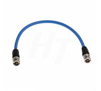 HangTon HT 12G 4K Raw SDI Cavo video coassiale BNC a BNC Canare LV-61S 75 ohm per monitor telecamera flessibile schermato 30cm Blu