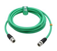HangTon HT Full-Size BNC 12G 4K SDI Video Cavo coassiale per Rolan Recorder SDI Converter Canare LV-61S 75 ohm flessibile schermato 1m Verde