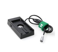 HangTon HT NP-F970 Piastra adattatore batteria al cavo di alimentazione a 2 pin 12V 7.4V per Blackmagic Pocket Cinema Camera 4K 6K, BMPCC 4K 6K