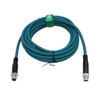 HangTon M12 8 Pin X-Coded a 8 Poli X-Coding Cavo Gigabit Ethernet Cat7e per telecamera industriale Cognex Basler Sensore ad alta velocità schermato 10M