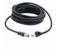 HangTon M12 8 poli X-Coded maschio a RJ45 Cat5e Schermato Ethernet Cavo dati per fotocamera Basler Blaze e Cognex IS2000 IS7000 IS8000 10 m (10.00)