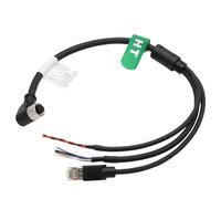 Hangton M12 Aviation - Cavo di collegamento per DJI Livox Mid-360 LiDAR Sensor Power Network Ethernet a computer, 12 pin femmina ad angolo retto a RJ45, 1,5 m