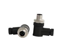 HangTon M12 Spina 3 pin vite codificato A potenza 250V 4A rettangolare non schermata rotonda filettatura di bloccaggio 12mm per automazione industriale PROFINET EtherCAT Profibus