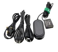 HangTon NP-W126 - Adattatore di alimentazione CA per Fuji X-T1, X-T2, X-T3, FinePix, X-A5, X-H1, X-A10, X100F, X-T10, X-T20, X-T30, X-Pro1, X-Pro2, 30EXR, X-E2, X-E2S, 1 fotocamera X-M1