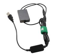 HangTon Powerbank - Batteria sostitutiva USB 5V a DMW-DCC9 per fotocamera Panasonic Lumix DMC-GX1 GF2 G3 TS2, DMW-BLD10