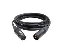 HangTon Prolunga cavo di alimentazione per Aputure Amaran 200d 200x 100d 100x S LED Light, XLR 3-pin maschio a femmina, 24V 48V DC, 5m