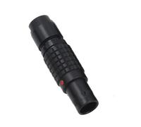 HangTon Spina circolare maschio del cavo di spinta del connettore di Pin del nero 0B FGG 7 compatibile per Lemo