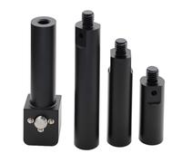 HangTon Supporto per tubo da 19 mm, prolunga da 5,1 cm, 7,6 cm, lunghezza 10,2 cm, per fotocamera Sony ARRI RED wireless Follow Focus Lens Motor Shoulder Rail montaggio con filettatura da 3/8", 4