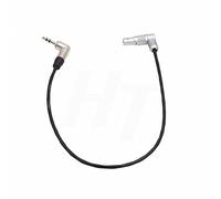 HangTon Timecode - Cavo TRS da 3,5 mm a 5 pin ruotato ad angolo retto verso l'alto per sincronizzazione tentacolo con mini fotocamera Alexa