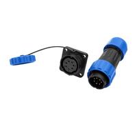 HangTon TY20 7 Pin 5A maschio femmina connettore impermeabile, filettatura M20, cavo Plug Socket senza saldatura per 250V potenza dispositivo esterno fai da te barca Surfboard