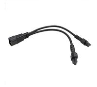 HangTon UPS PDU a Laptop Computer Adattatore AC Cavo di alimentazione Y Splitter Cavo IEC320 C14 a 2X C5 Mickey Mouse per 250V 2.5A 12"