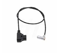 HangTon V-mount batteria P-tap D-Tap 4 pin cavo di alimentazione per PortKeys BM5 BM7 HH7 HS7T Monitor, spirale ad angolo retto 4P (R)
