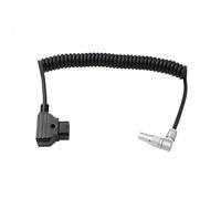 HangTon V-mount D-tap a ruotato regolabile 2 pin maschio ad angolo retto cavo di alimentazione a spirale per Z CAM E2-M4 E2-S6 E2-F6 E2-F8 6K Cinema Camera