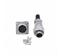 HangTon WS16 4 Pin Aviation Circular Metal Connector 5A 18awg Cavo Spina Presa di Montaggio Del Pannello di Alimentazione Industriale AC Solar Automotive Applicazione Esterna