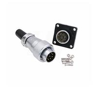 HangTon WS16 9 Pin Filo 5A resistente di corrosione industriale 18 AWG del connettore di potere circolare dell'aviazione di
