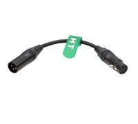 HangTon XLR 4 pin femmina a XLR 3 pin maschio adattatore cavo di alimentazione per batteria ARRI Alexa RED Canon Sony fotocamera luce 24 V 20 cm