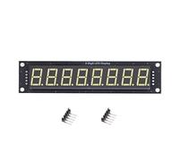 HANHEFLY Display segmento LED a 8 cifre 74HC595 Driver Modulo optoelettronico digitale bianco 0,56 pollici per display del tubo a LED digitale