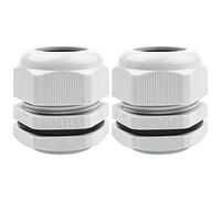 Hanibos - 2 pressacavo M36, passacavo impermeabile IP68, passacavi regolabili per esterni, da giardino, scatola di derivazione