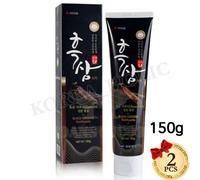 HANIL dentifricio al ginseng nero coreano 150 g 2EA sbiancamento denti sbianc...