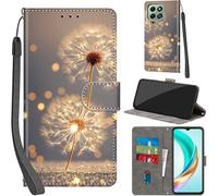 Haninsuze per Honor X6b 4G Custodia per telefono con 3 slot per schede Chiusura magnetica Cavalletto Antiurto Protettiva Portafoglio in Pelle Custodia Flip Book
