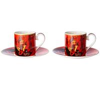 Hanipol 046 - 0103 - Set di 2 tazze di espresso-wassily kandinsky. con e contro/1929R, multicolore