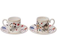 Hanipol 046 - 0104 - Set di 2 tazze di espresso-wassily Kandinsky. Transverse Line/1923, multicolore