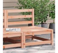 HANJIEFACAI Douglas Fir Solid Wood Garden Sofa 70x70x67 cm, Modular Outdoor Patio Furniture with Slatted Design, Weather Resistant Backless Bench for Terrace Balcony