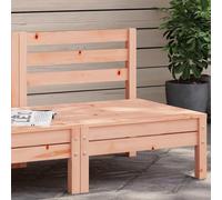 HANJIEFACAI Douglas Fir Solid Wood Garden Sofa No Armrests, Patio Modular Sectional Seating with Slatted Design, Weather Resistant Outdoor Furniture for Terrace Backyard