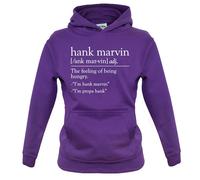 Hank Marvin: Definizione - Bambini Felpa/Maglione - Marv Slogan Divertente