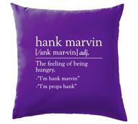 Hank Marvin: Definizione - Cuscino - Marv Divertente Slogan Affamato Cibo
