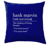 Hank Marvin: Definizione - Cuscino - Marv Divertente Slogan Affamato Cibo
