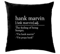 Hank Marvin: Definizione - Cuscino - Marv Divertente Slogan Affamato Cibo