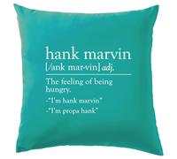 Hank Marvin: Definizione - Cuscino - Marv Divertente Slogan Affamato Cibo