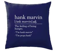 Hank Marvin: Definizione - Cuscino - Marv Divertente Slogan Affamato Cibo