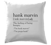 Hank Marvin: Definizione - Cuscino - Marv Divertente Slogan Affamato Cibo