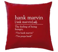 Hank Marvin: Definizione - Cuscino - Marv Divertente Slogan Affamato Cibo