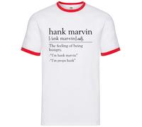 Hank Marvin: Definizione - Uomo Suoneria - Marv Slogan Divertente Affamato Cibo