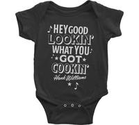 Hank Williams Hey Good Looking Country Infant Baby Romper Bodysuit 30170005