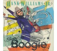 HANK WILLIAMS JR - BORN TO BOOGIE LP (VINYL ALBUM) US CURB 1987