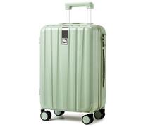 Hanke, trolley per bagaglio a mano e da stiva con ruote e chiusura TSA, leggeri, in policarbonato rigido, da 35,56 cm, 40,64 cm, 50,8 cm, 61 cm e 73,66 cm, Underseat 16-Inch