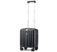 Hanke, Trolley per bagaglio a mano e da stiva con ruote e chiusura TSA, leggeri, in policarbonato rigido, da 35,56 cm, 40,64 cm, 50,8 cm, 61 cm e 73,66 cm, Nero corvino, 2-Piece Set（20/29）