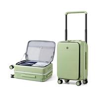 Hanke Valigia con manico largo aperto superiore, Colore: verde bambù., Carry On 20-inch