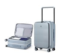 Hanke Valigia con manico largo aperto superiore, Grigio, Checked Medium 24 inch, Da viaggio