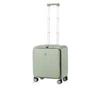 Hanke Valigia da 45,7 cm 50,8 cm e 61 cm con tasca frontale per computer portatile, bagaglio da viaggio con telaio in alluminio, con ruote girevoli e lucchetto TSA, Colore: verde bambù., Carry On