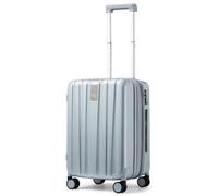 Hanke Valigia da cabina leggera da 20 pollici con ruote, Grigio, 20 Inch Expandable, Bagaglio a mano