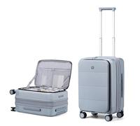Hanke Valigia espandibile bagaglio a mano a 360°, grigio., Erweiterbar S (49x35x23.5cm 40L)